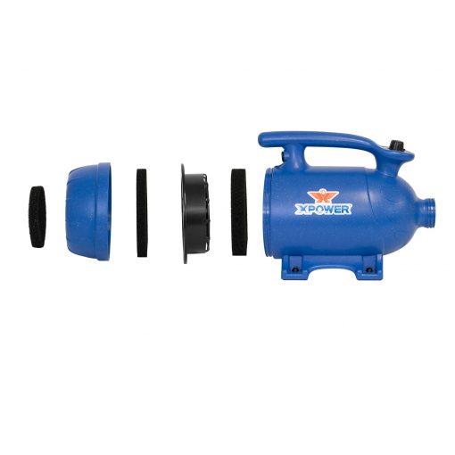 thumbnail interactive-video image 1 of Xpower Heavy Duty Hose Accessory For Pet Dryers – Fits B-4+, B-8, B-8S, B-24, B-25, B-27 1 of 4