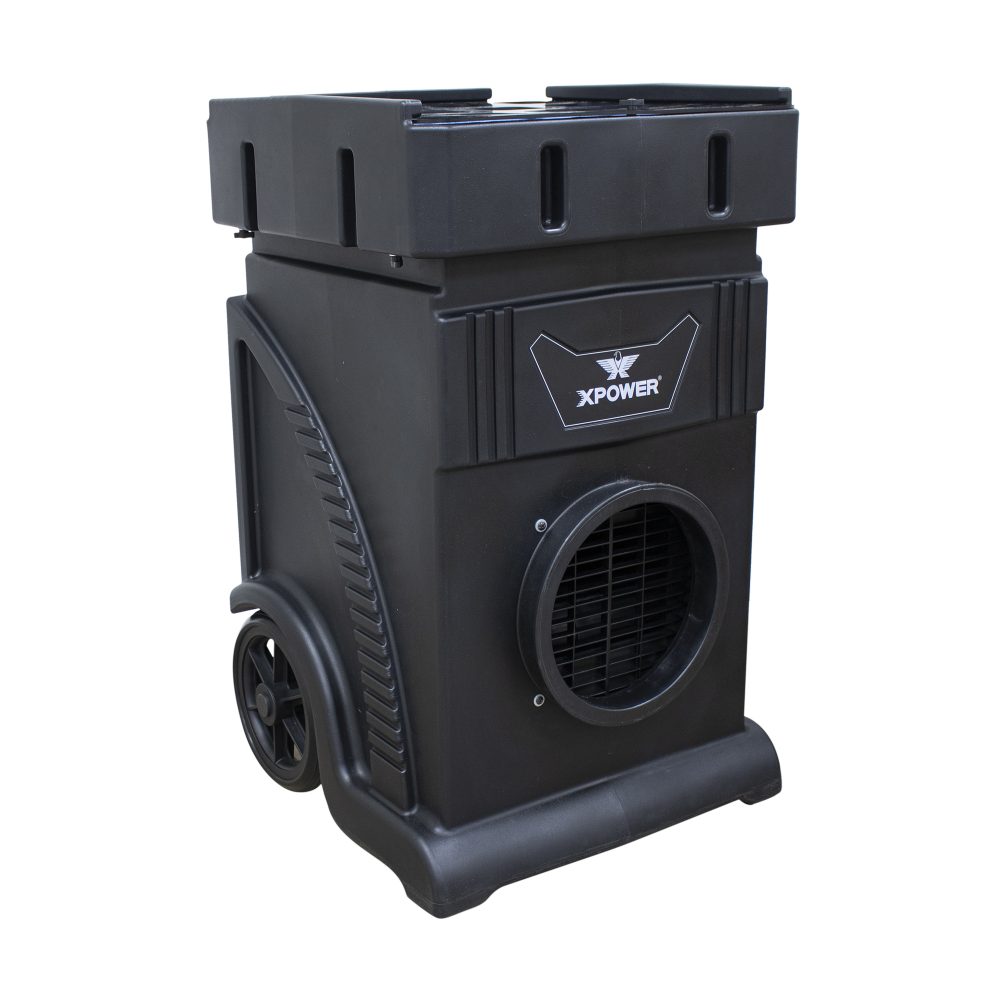 Commercial Air Scrubber, Black, HEPA, XPOWER