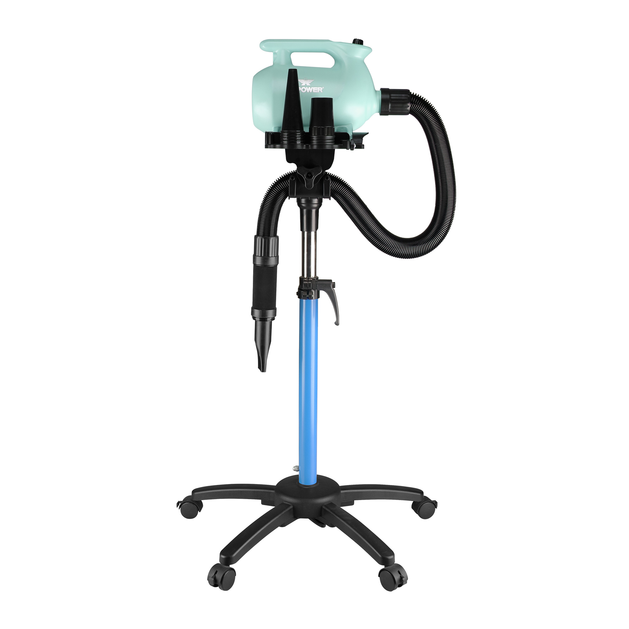 xpower-b-123-pet-dryer-green-adjustable-stand